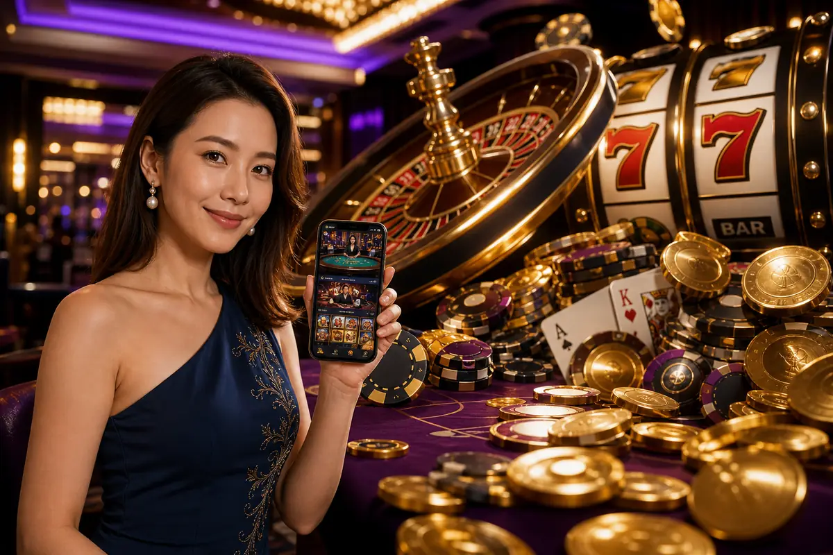 Suasana live casino arena39 dengan dealer langsung